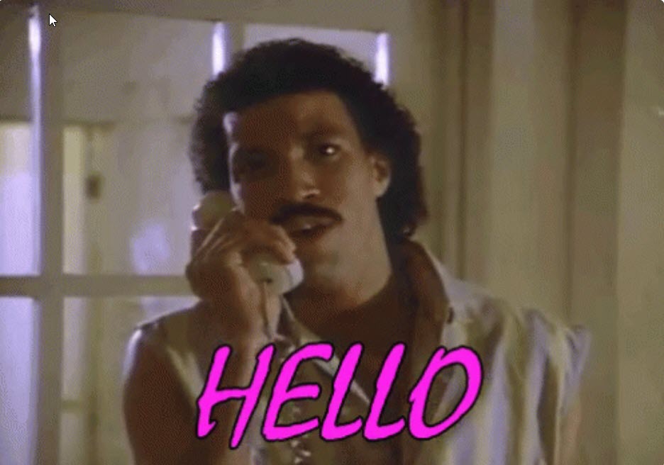 Hello LionelRichie